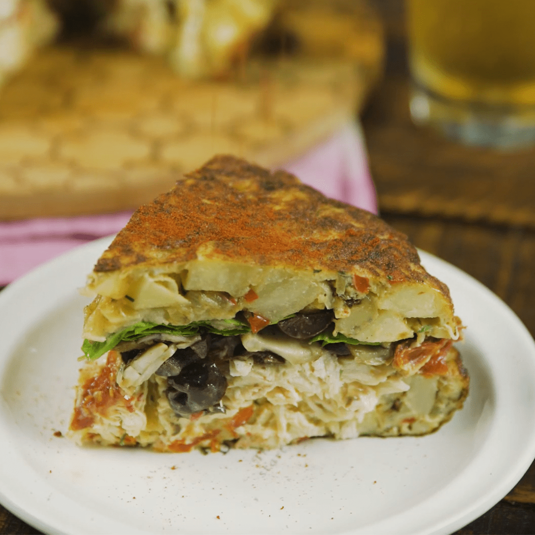 Stuffed Potato Tortilla | Tastemade