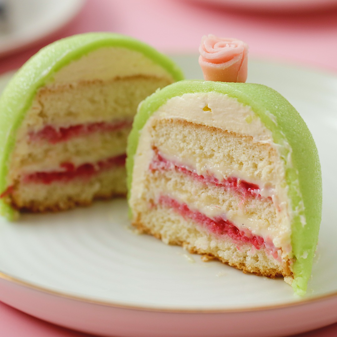 Swedish Birthday Cake – Strawberry Cake “Jordgubbstårta” - Carrots and Spice