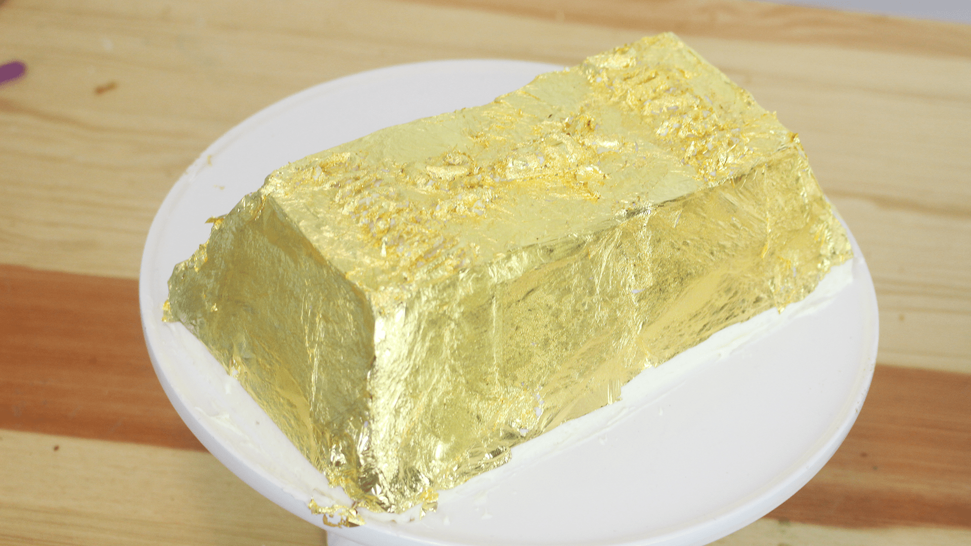 A 24 'Carrot' Cake Packed With Baby Carrots and Shaped Like a Gold Bar