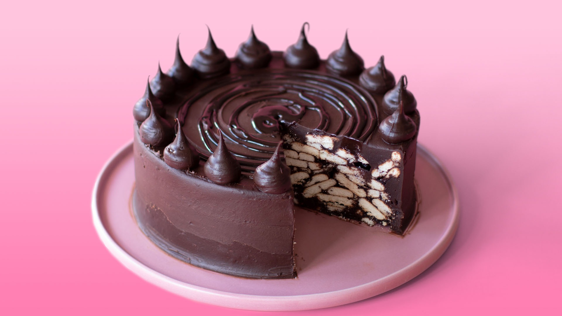 Biscuit Cake Recipe | Chocolate Biscuit Cake (No Bake Recipe)