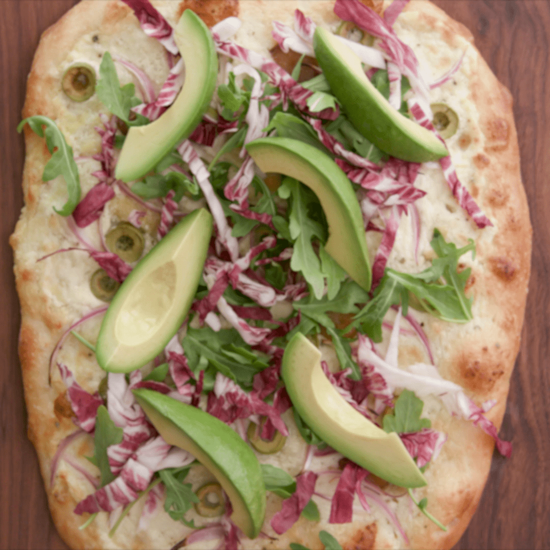 California Avocados Confit Garlic Flatbread Tastemade