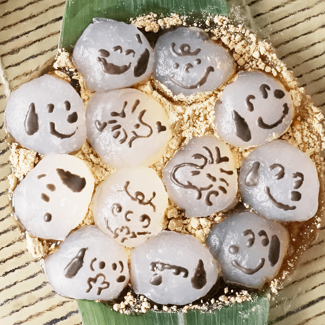 Snoopy & Woodstock Warabimochi | Tastemade
