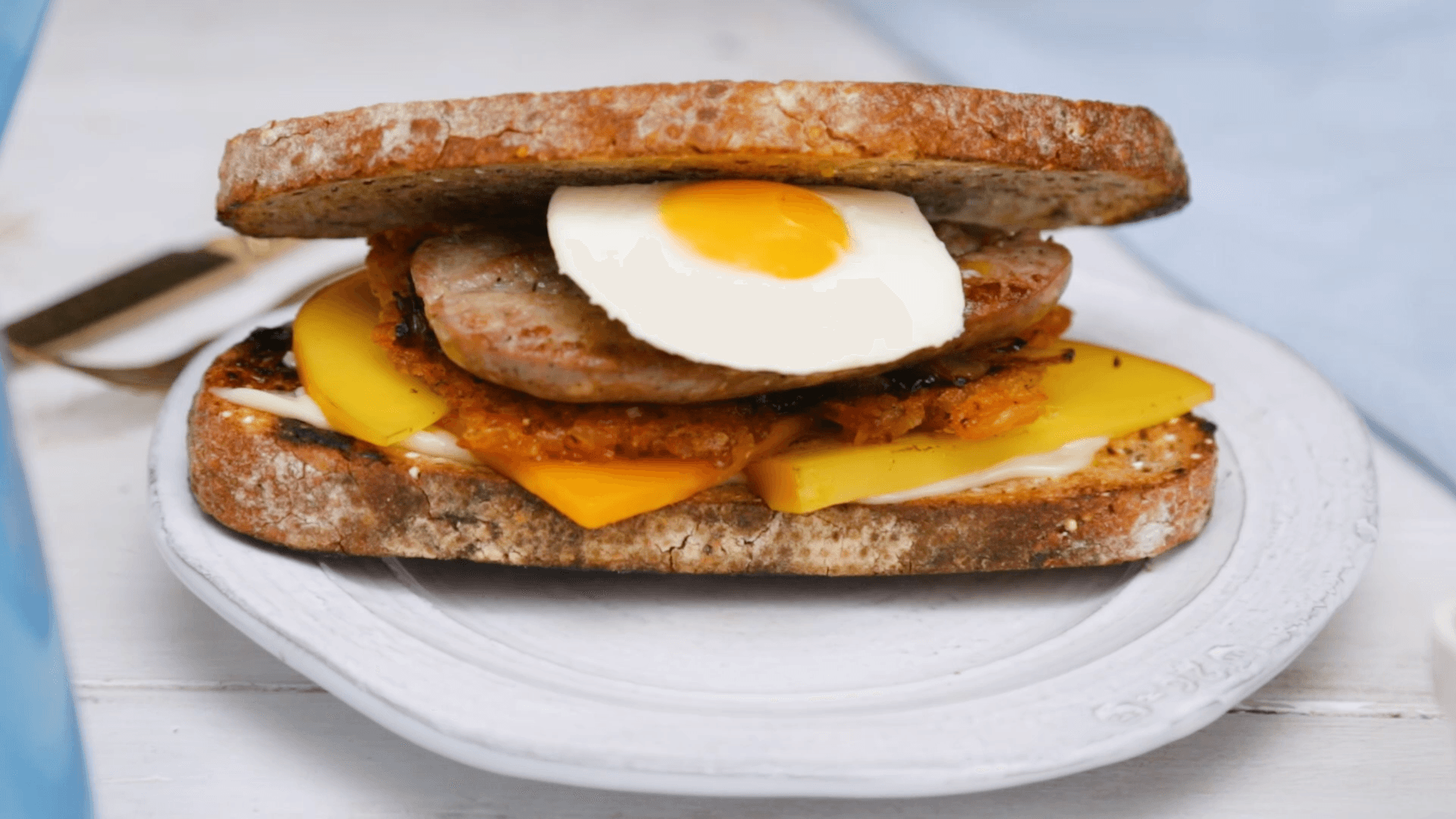 Hash Brown, Egg & Cheese Sandwich