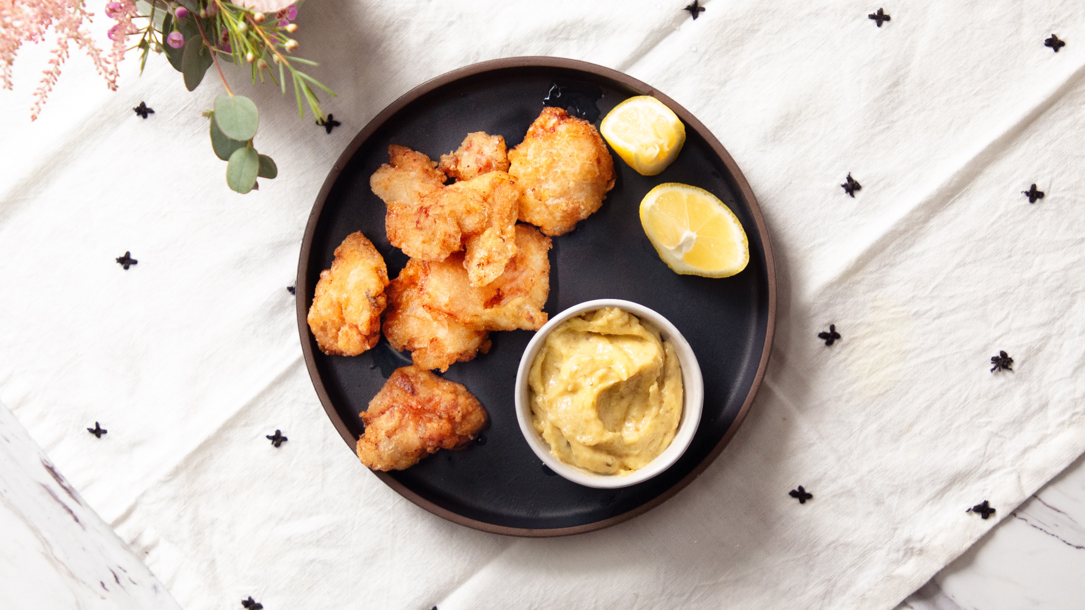 KARAAGE WITH SPICY CITRUS AIOLI Tastemade