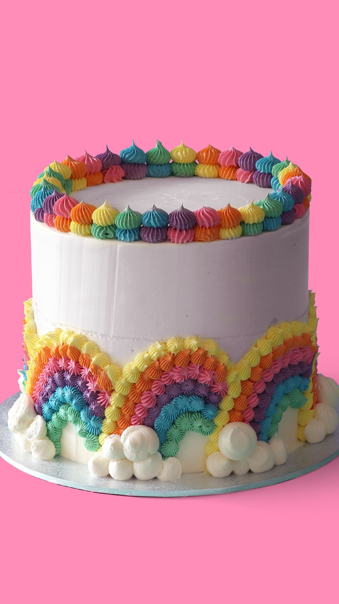 Beautiful Cake Designs That Will Make Your Celebration To The Next Level : rainbow  cake