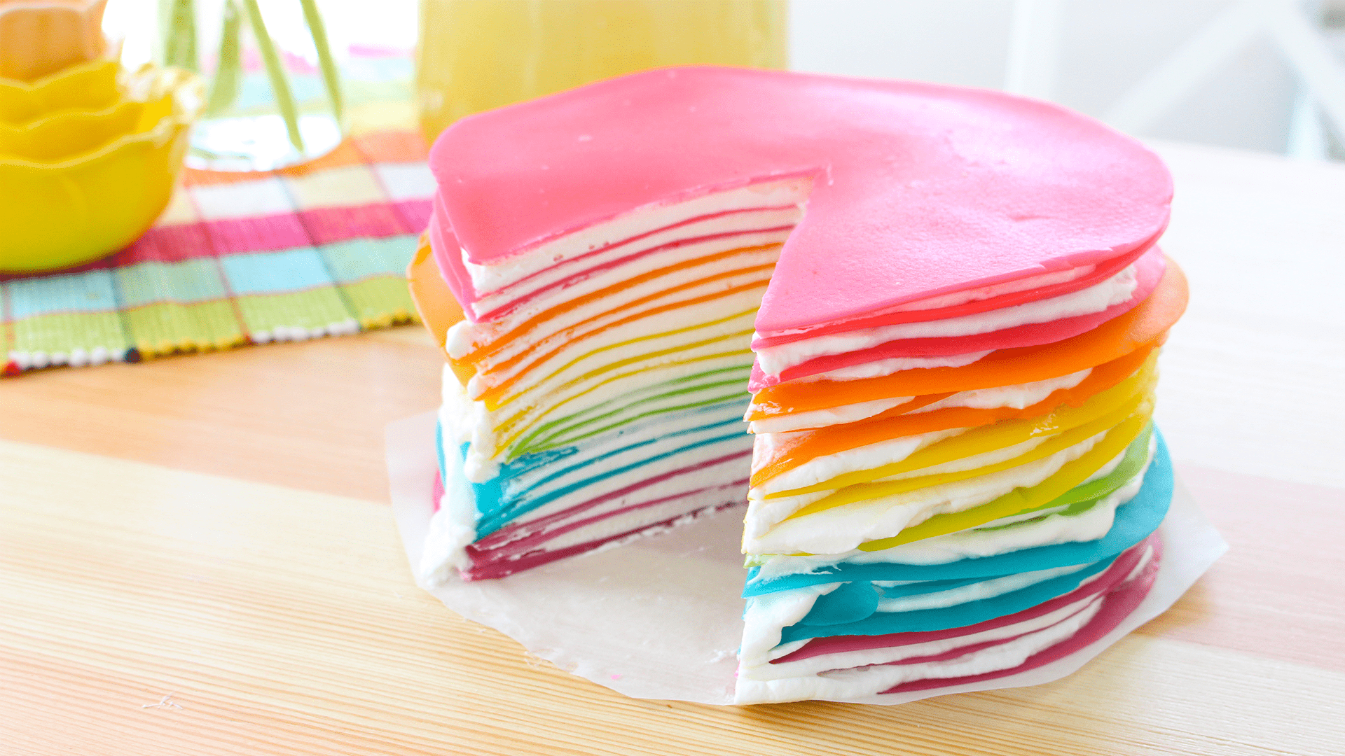 Vegan Crepe Cake with Coconut-Plantain Layer - My Eating Space