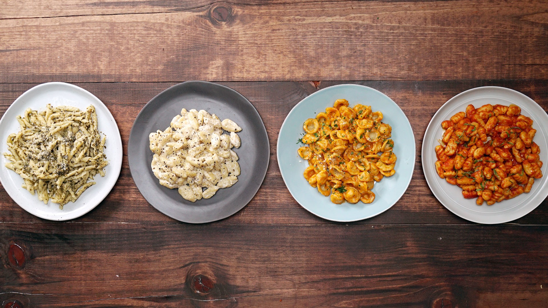 Flat Pasta Shaping With Household Utensils
