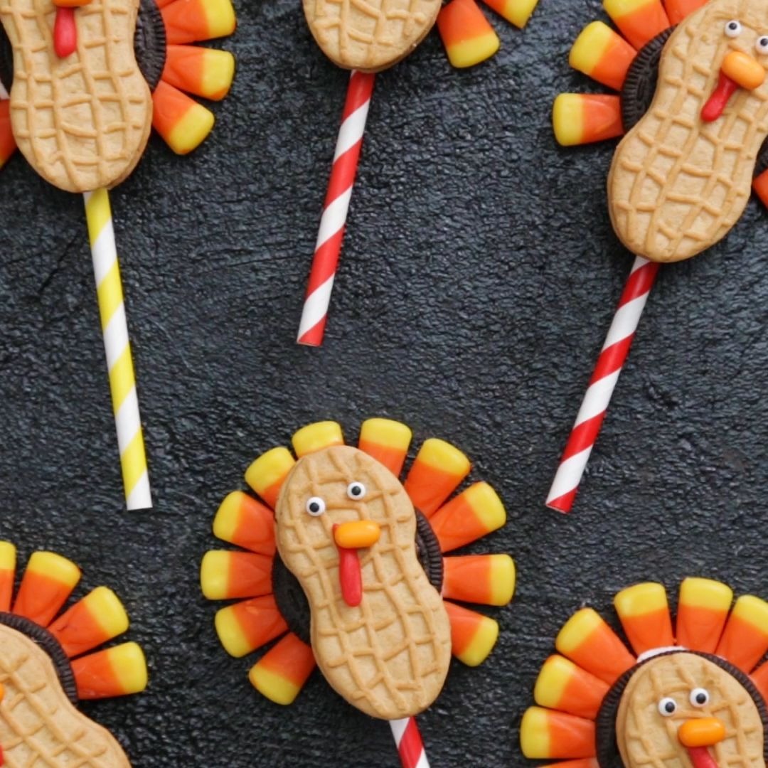 Nutter Butter Turkey Pops Tastemade