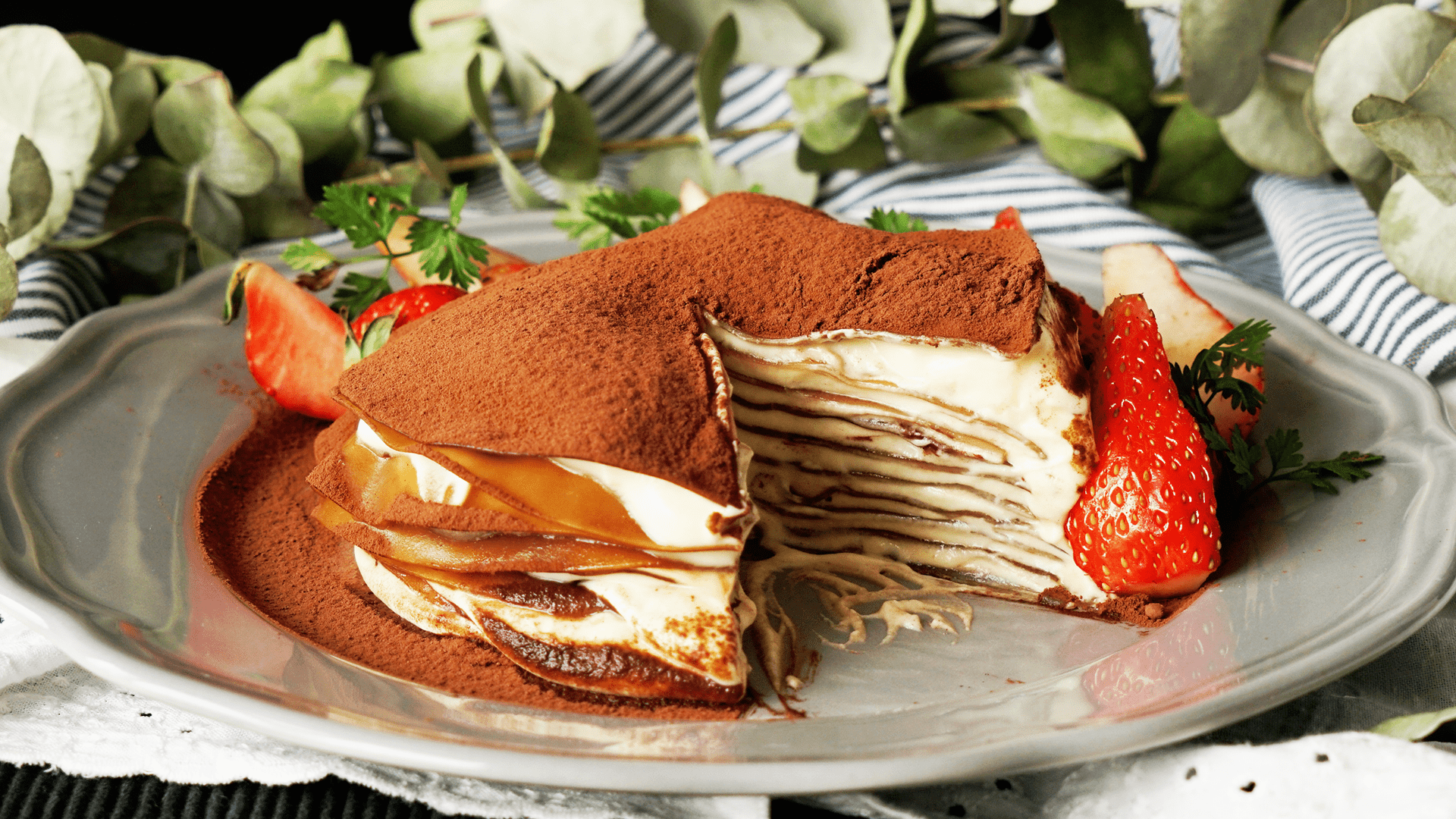 Gyoza Wrapper Tiramisu Mille-Crepe | Tastemade