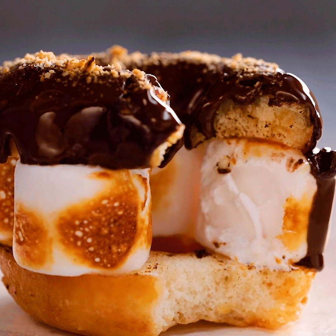 Doughnut S’mores | Tastemade