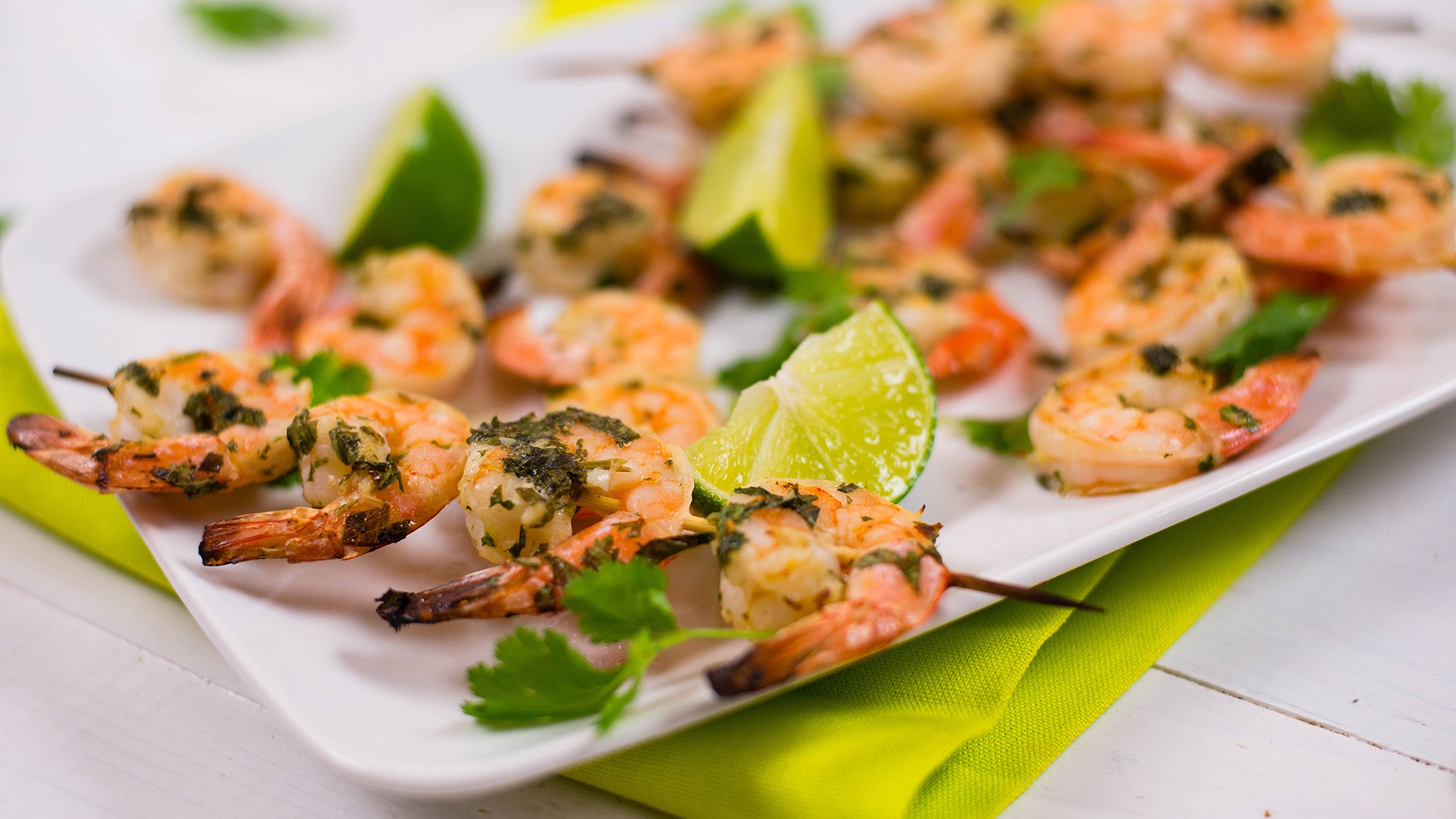 Best Grilled Skewered Cilantro-Lime Shrimp Recipe - How to Make Grilled  Skewered Cilantro-Lime Shrimp