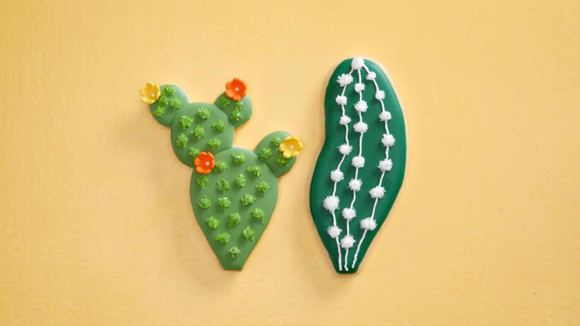 Cactus Sugar Cookies