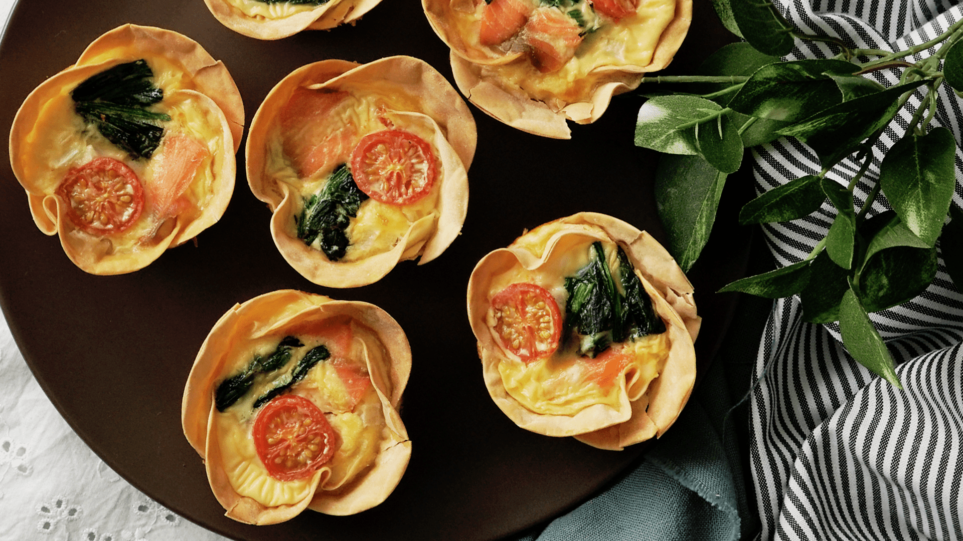 Easy Gyoza Wrapper Quiche Tastemade