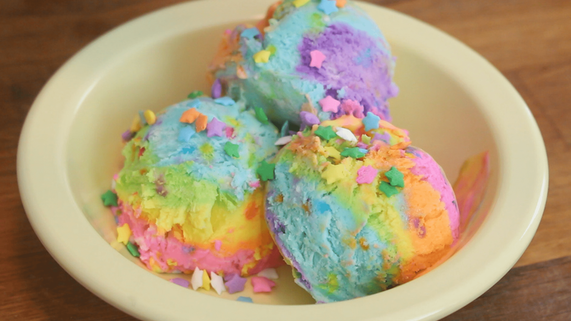 Unicorn Birthday Cake Ice Cream | Tastemade