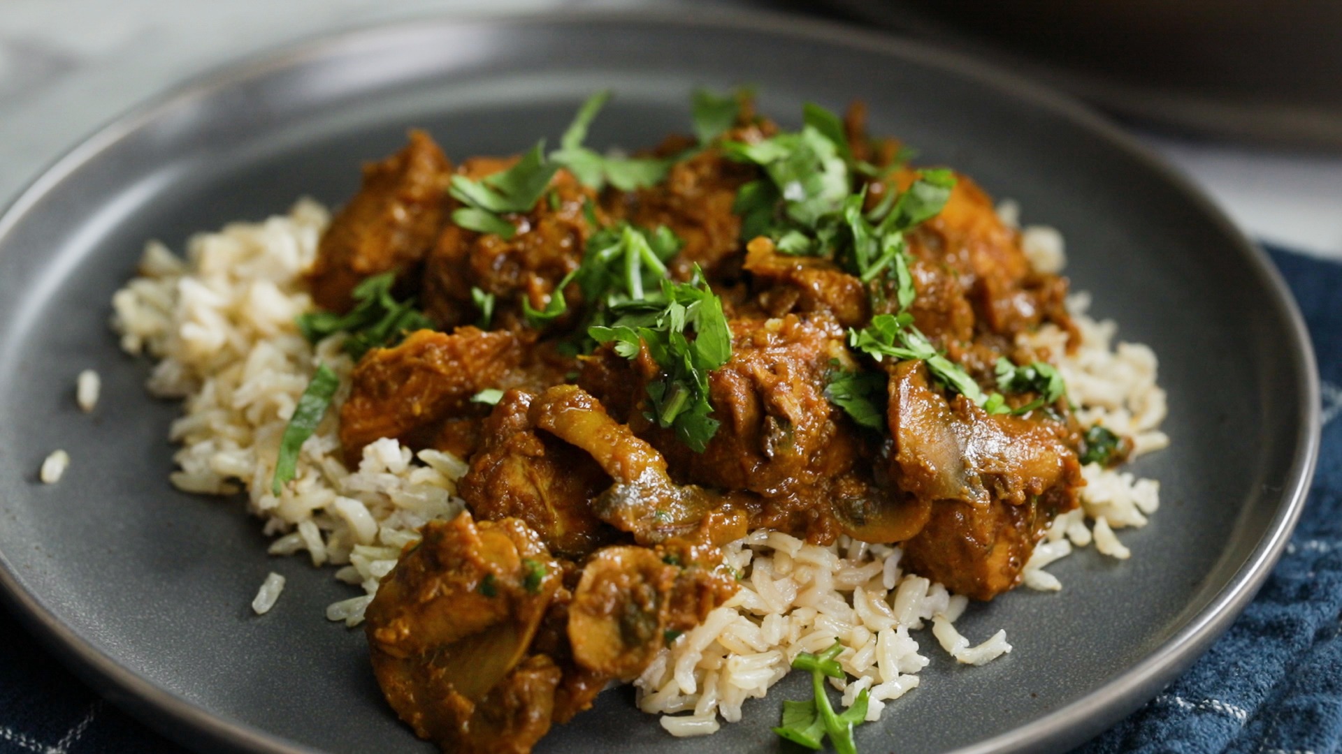 CHICKEN AND MUSHROOM CURRY | Tastemade
