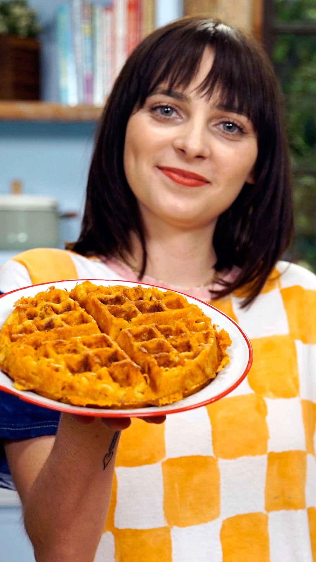 Mac and Cheese Waffles • Hip Foodie Mom