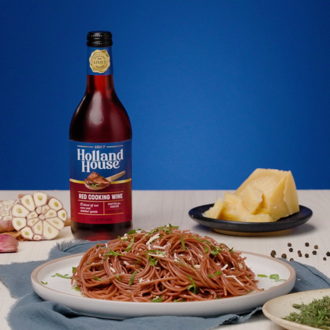 Red Wine Spaghetti with Herbs Tastemade