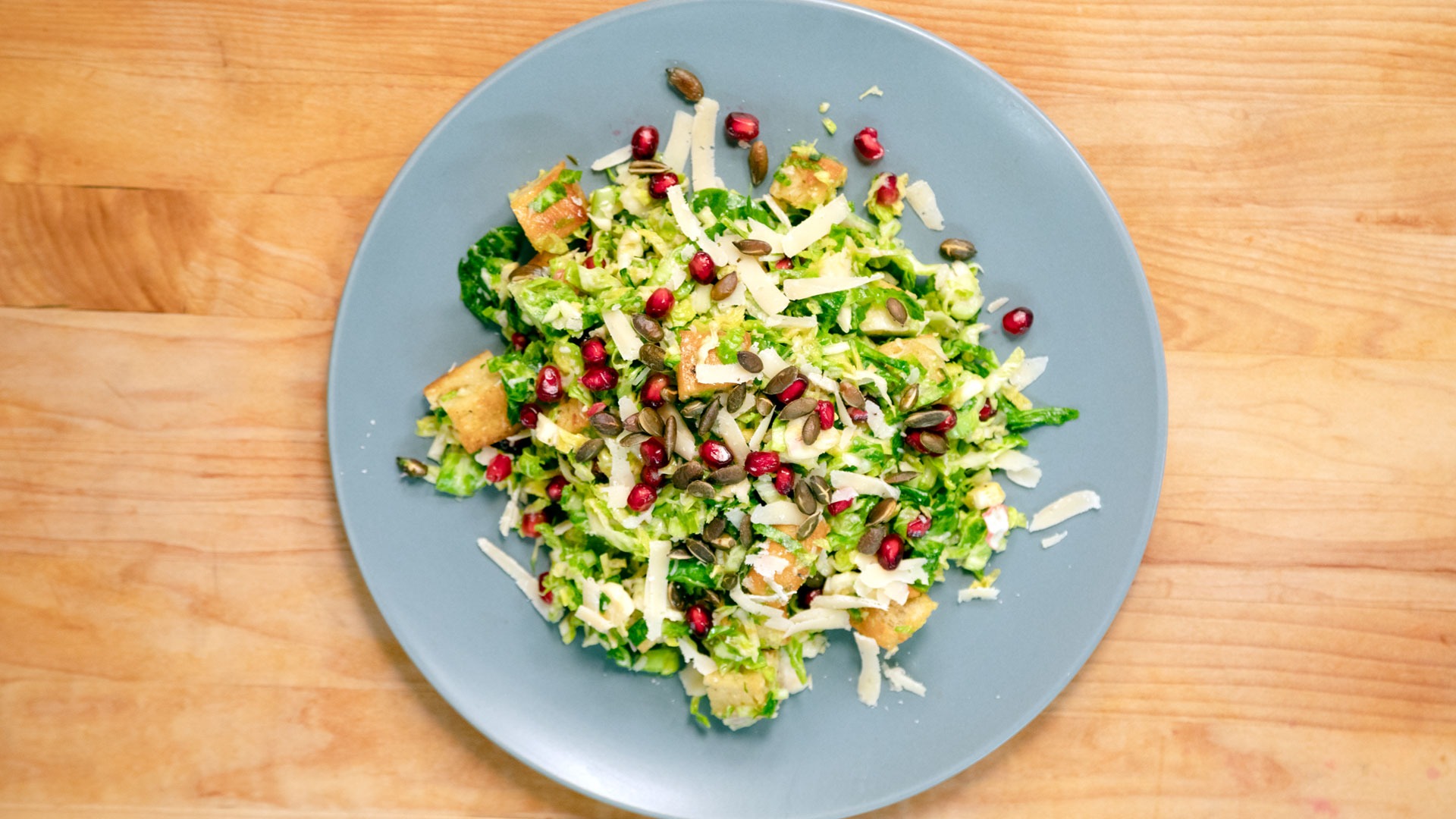 Brussels Sprout Caesar Salad Tastemade