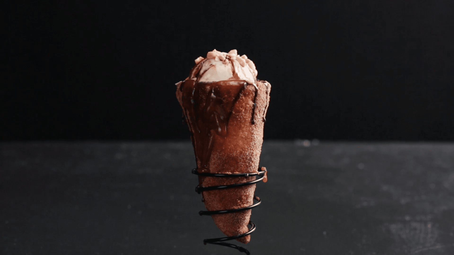 Cinnamon Pizza Ice Cream Cone Tastemade