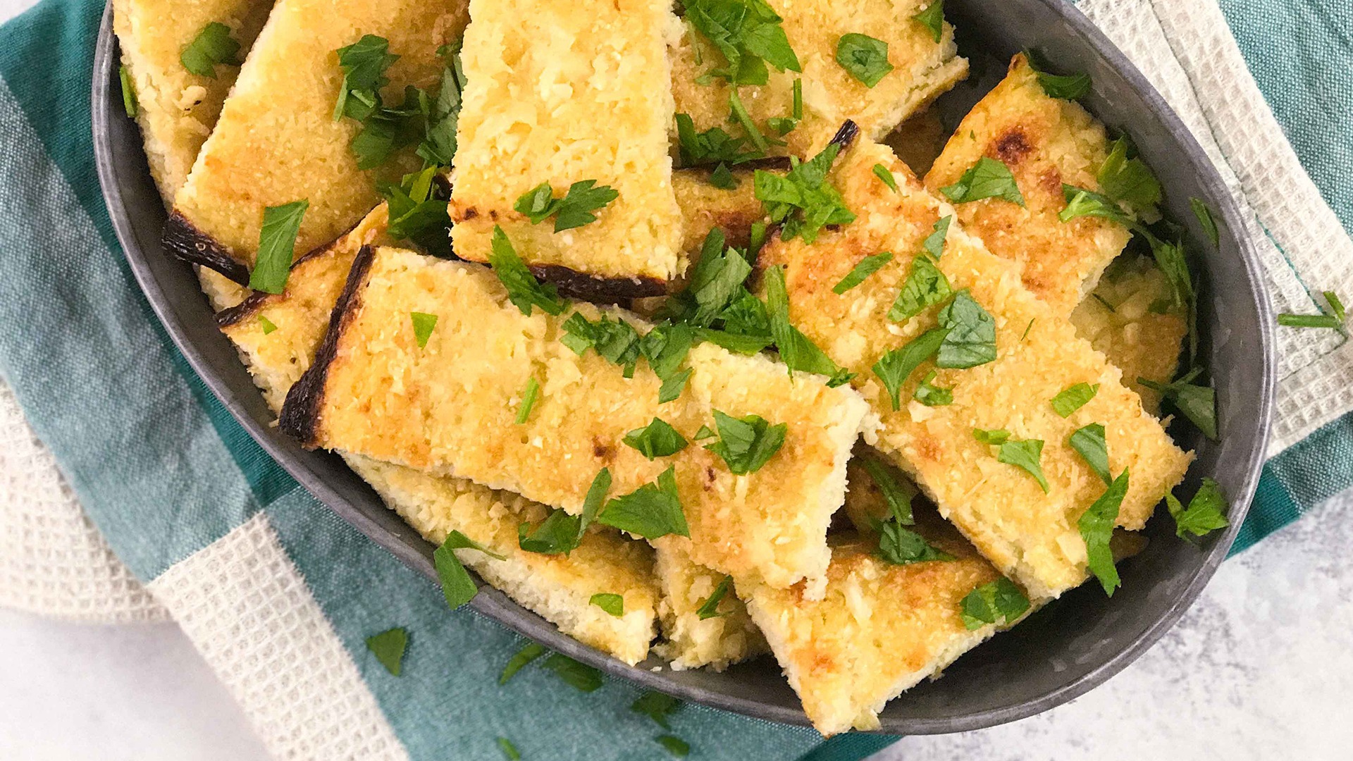 Cauliflower Garlic Bread Tastemade