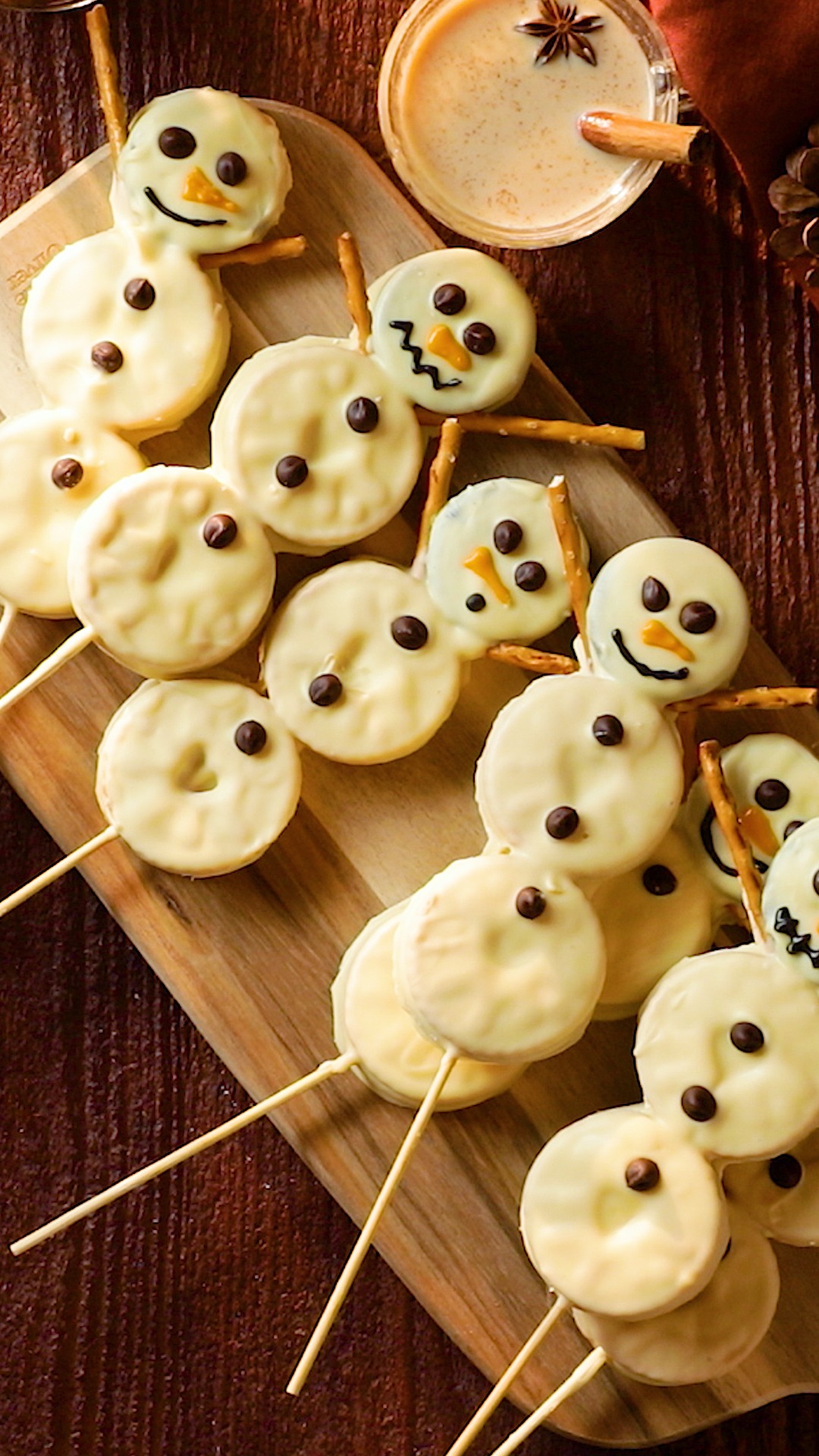 Snowman Biscuit Pops | Tastemade