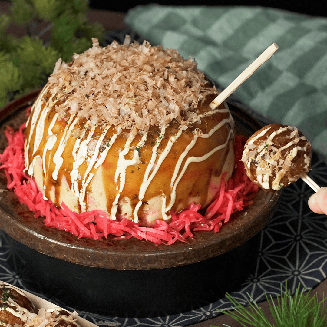 巨大たこ焼き器 ジャンボたこ焼き