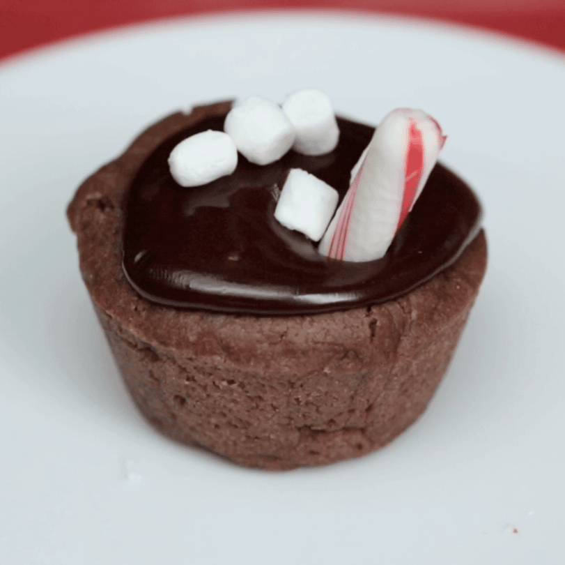 Mini Cocoa Cookie Cups | Tastemade