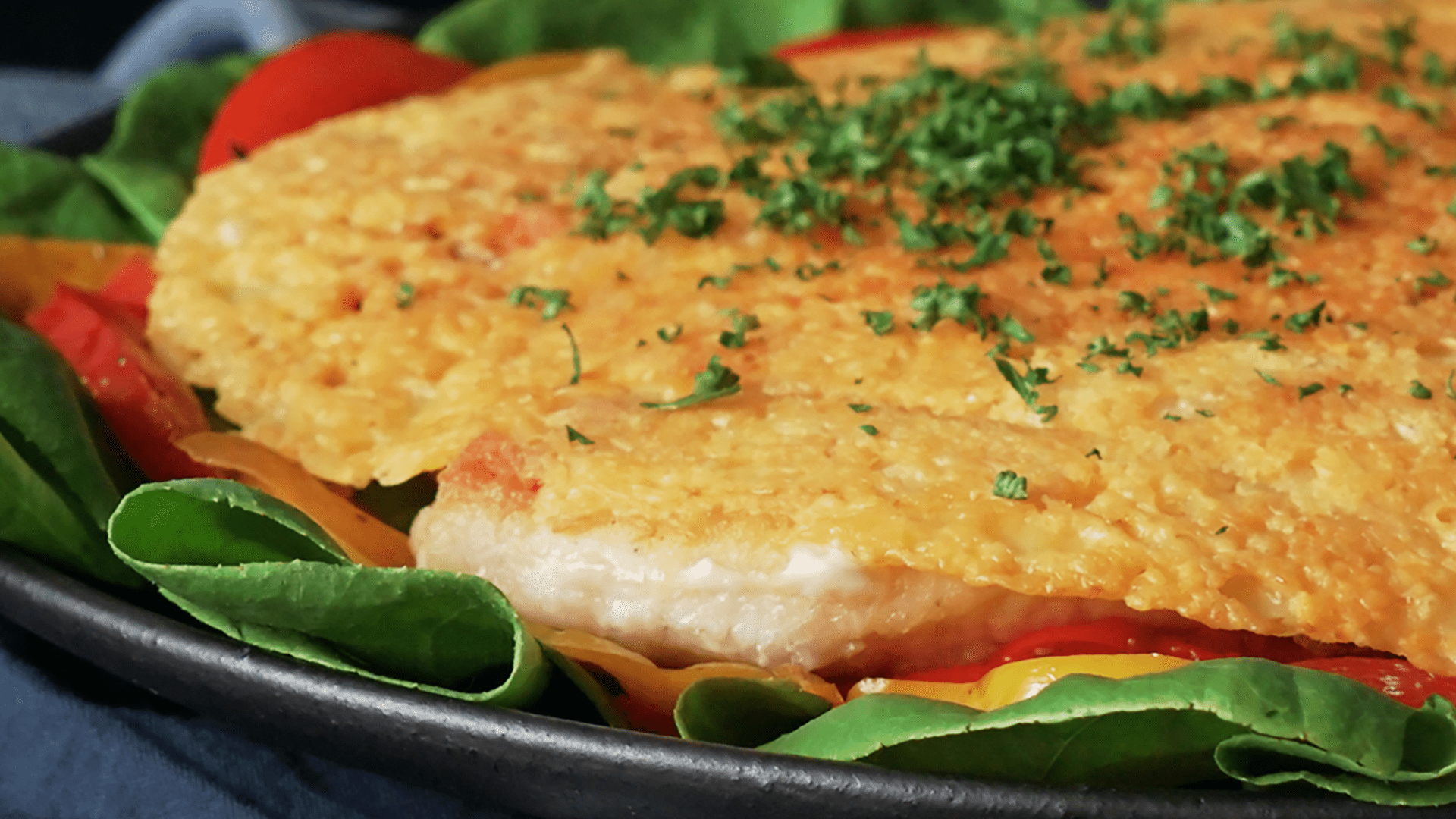 Chicken Breast With Crispy Cheese | Tastemade