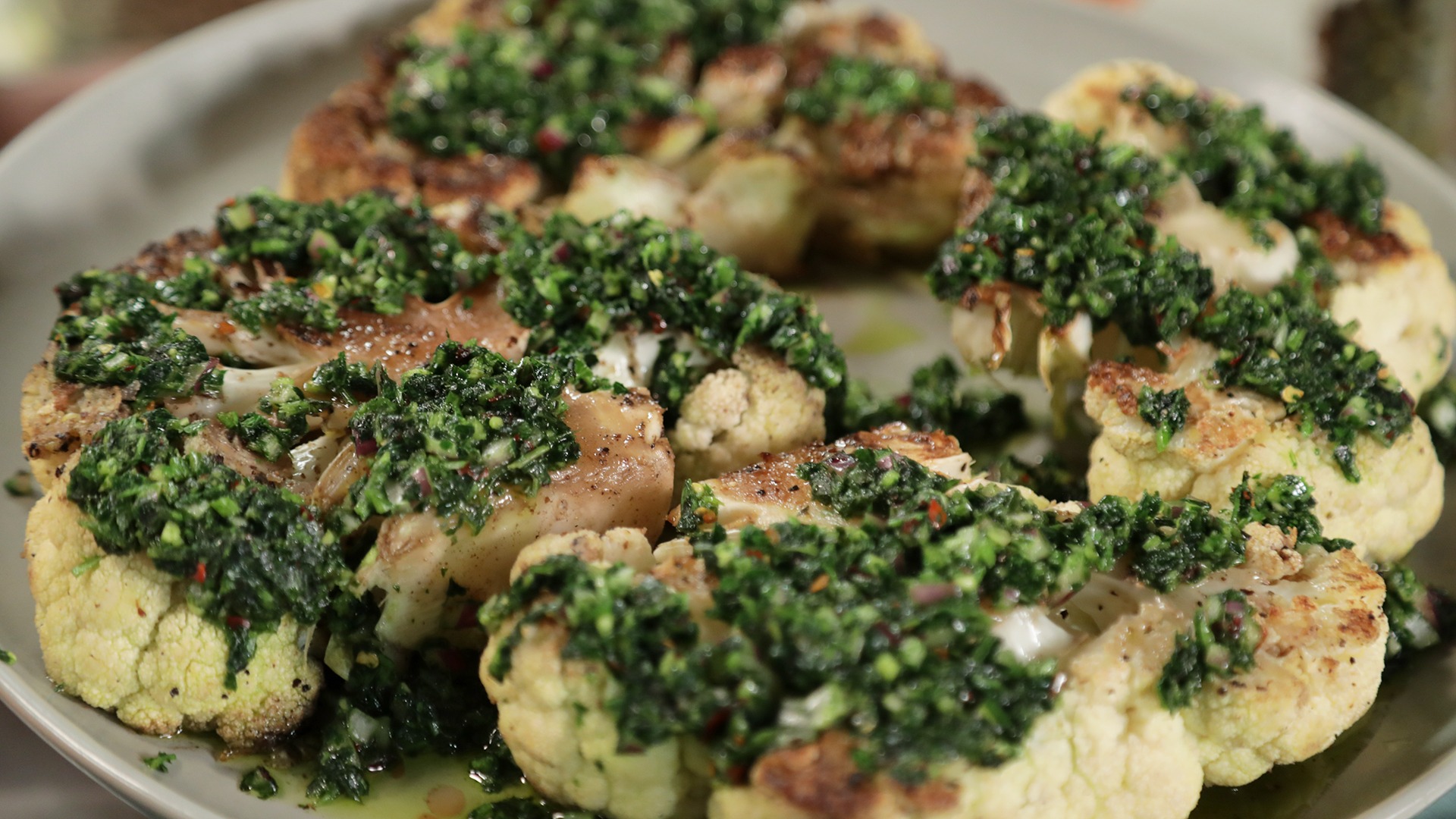 Cauliflower Steak With Chimichurri Tastemade