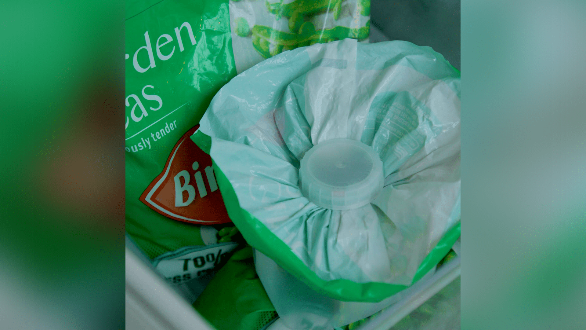 Seal & Pour Birds Eye Peas Hack Tastemade