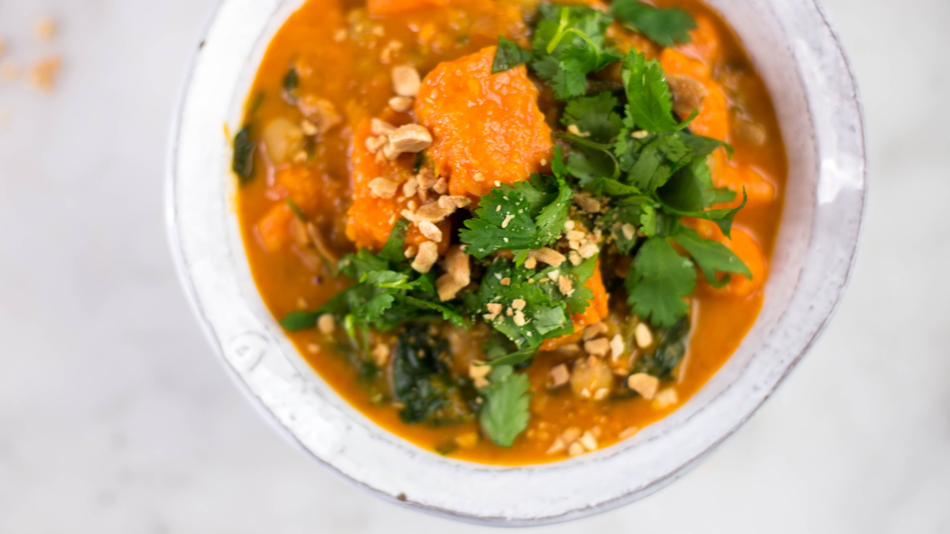 Sweet Potato, Chickpea and Spinach Coconut Curry | Tastemade