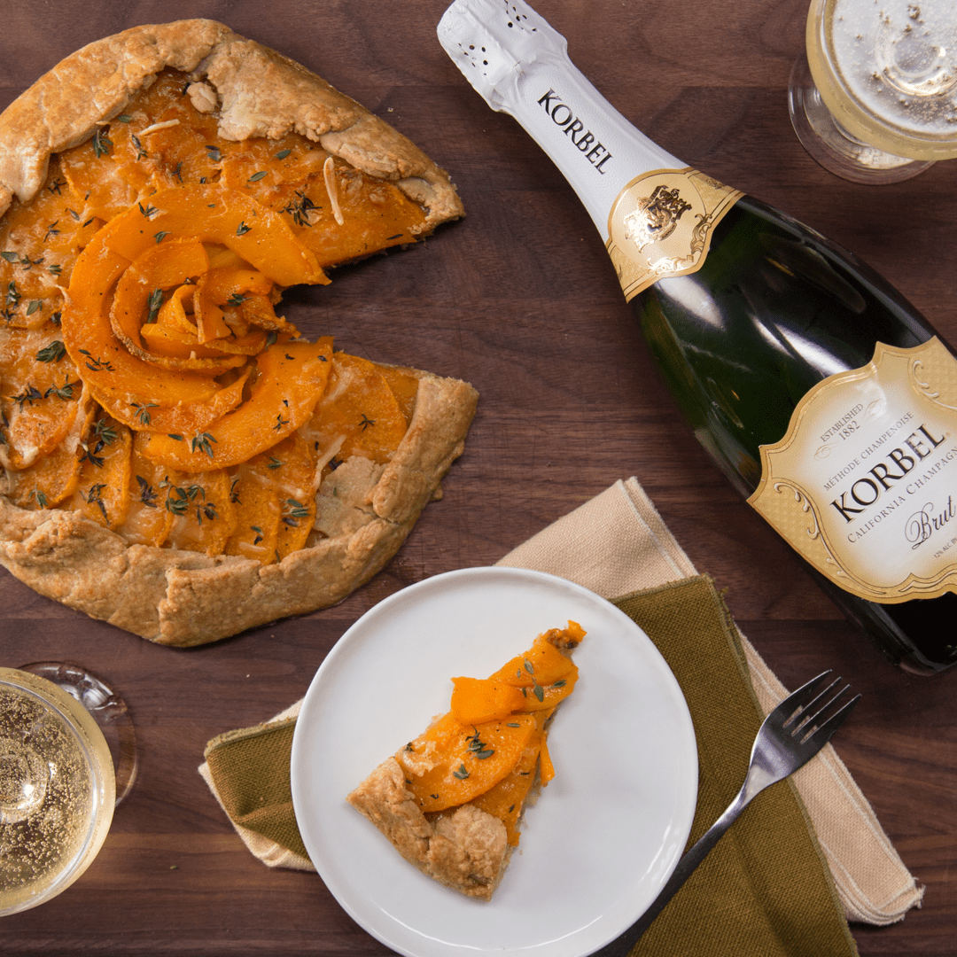 Free Photo Prompt  Delicious Galette and Champagne ?