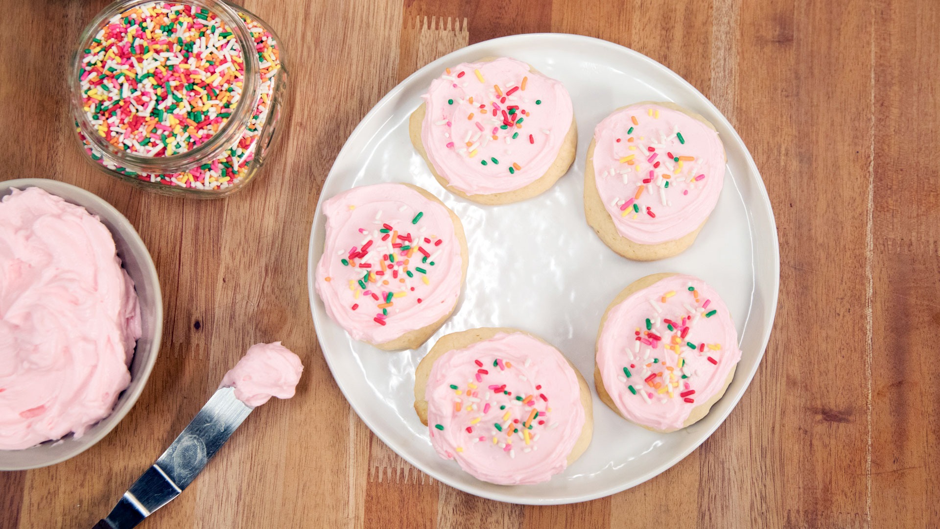 PINK SUGAR COOKIES