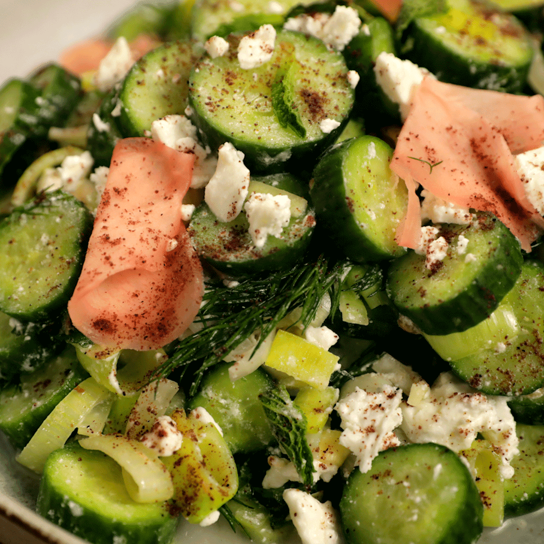Cucumber Dill Salad with Feta Tastemade