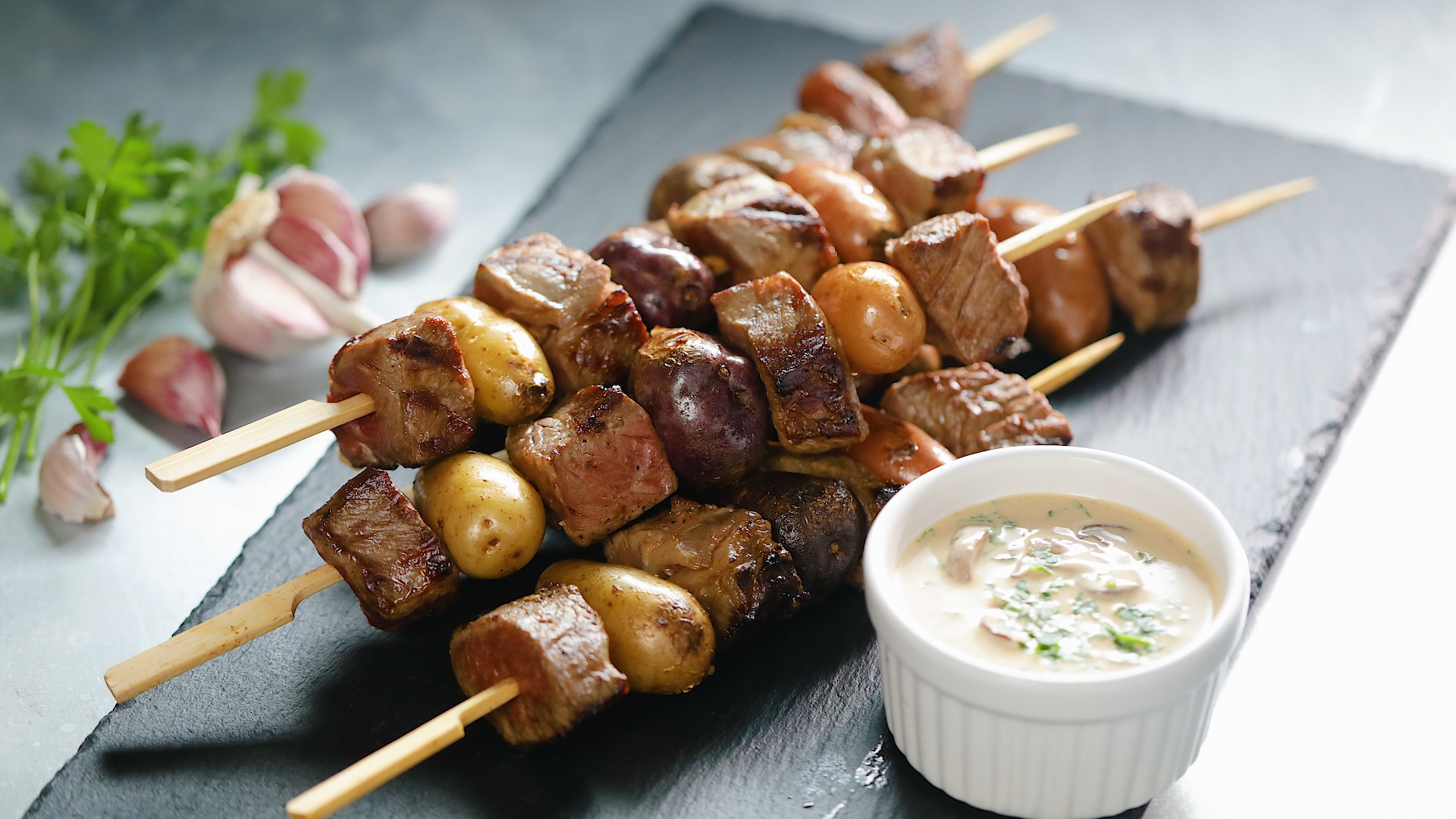 Steak and Potato Kabobs