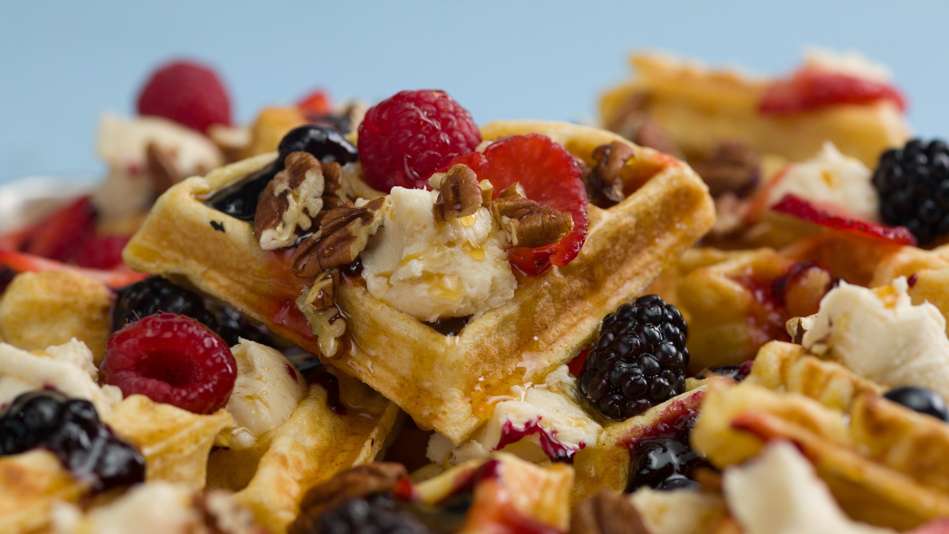 Savory Breakfast Waffle Nachos Tastemade