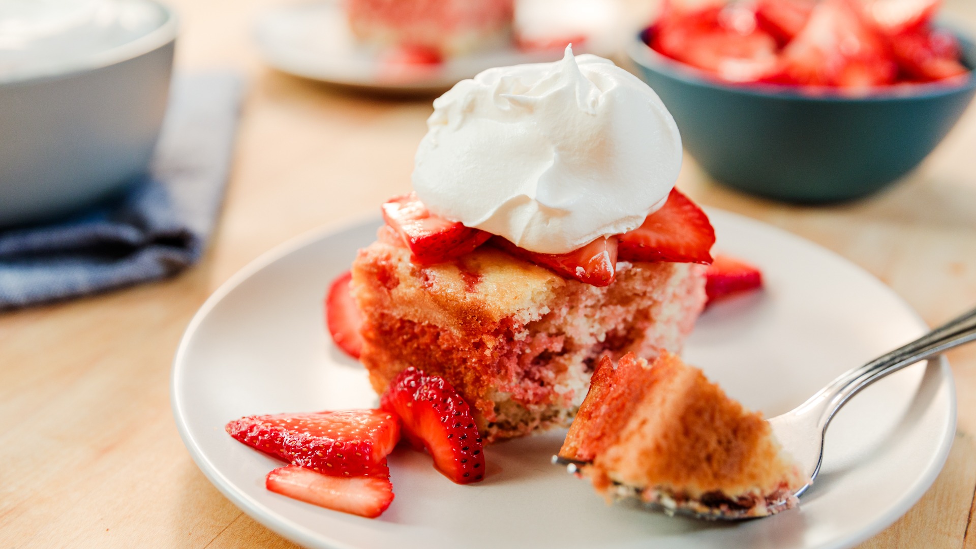 Strawberry Swirl Shortcake | Tastemade