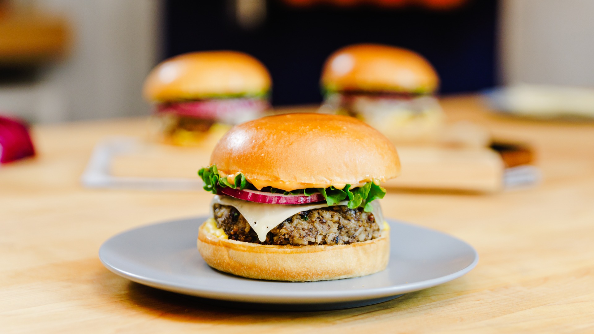 Cheesy Mushroom Veggie Burger | Tastemade