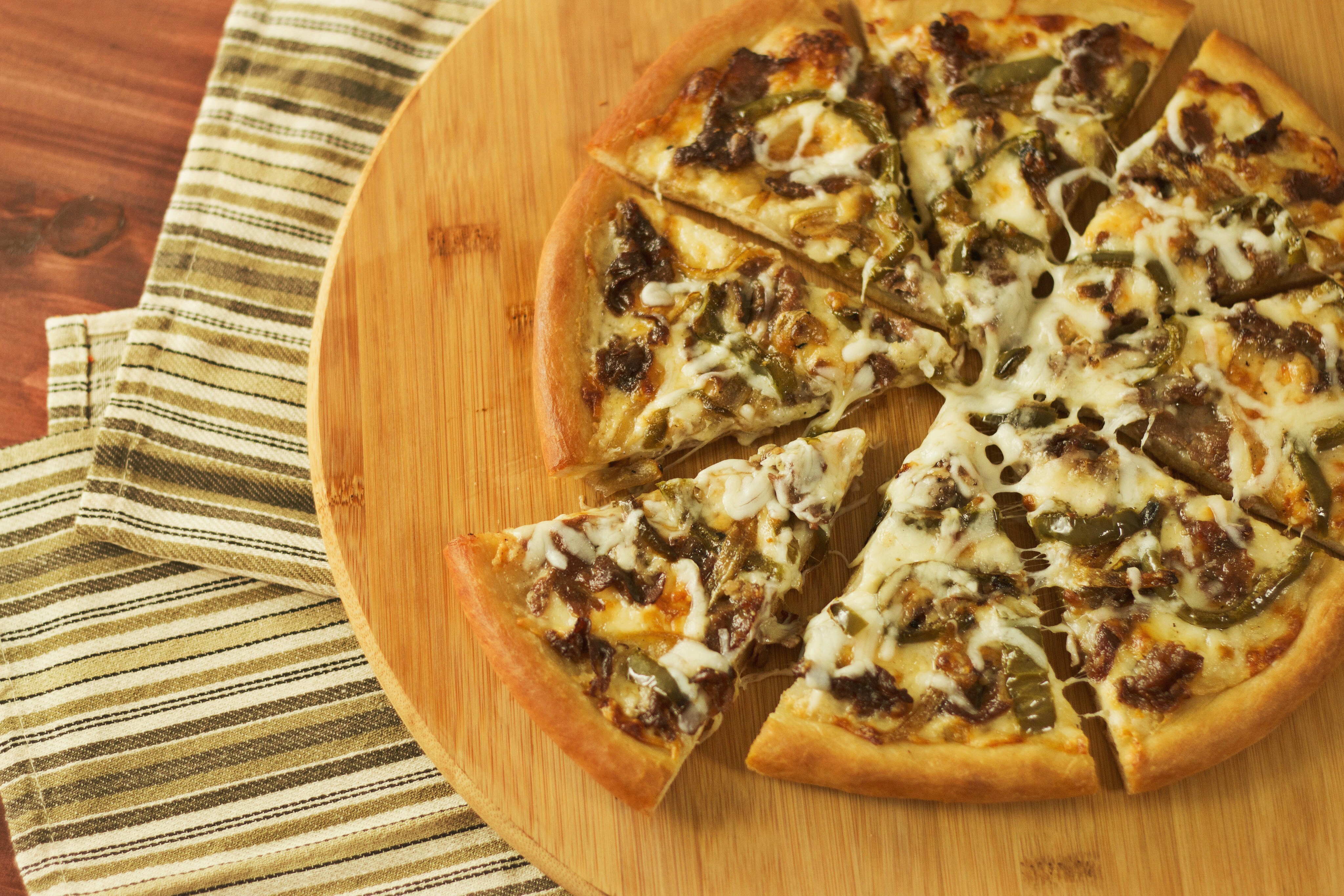 Philly Cheesesteak Pizza