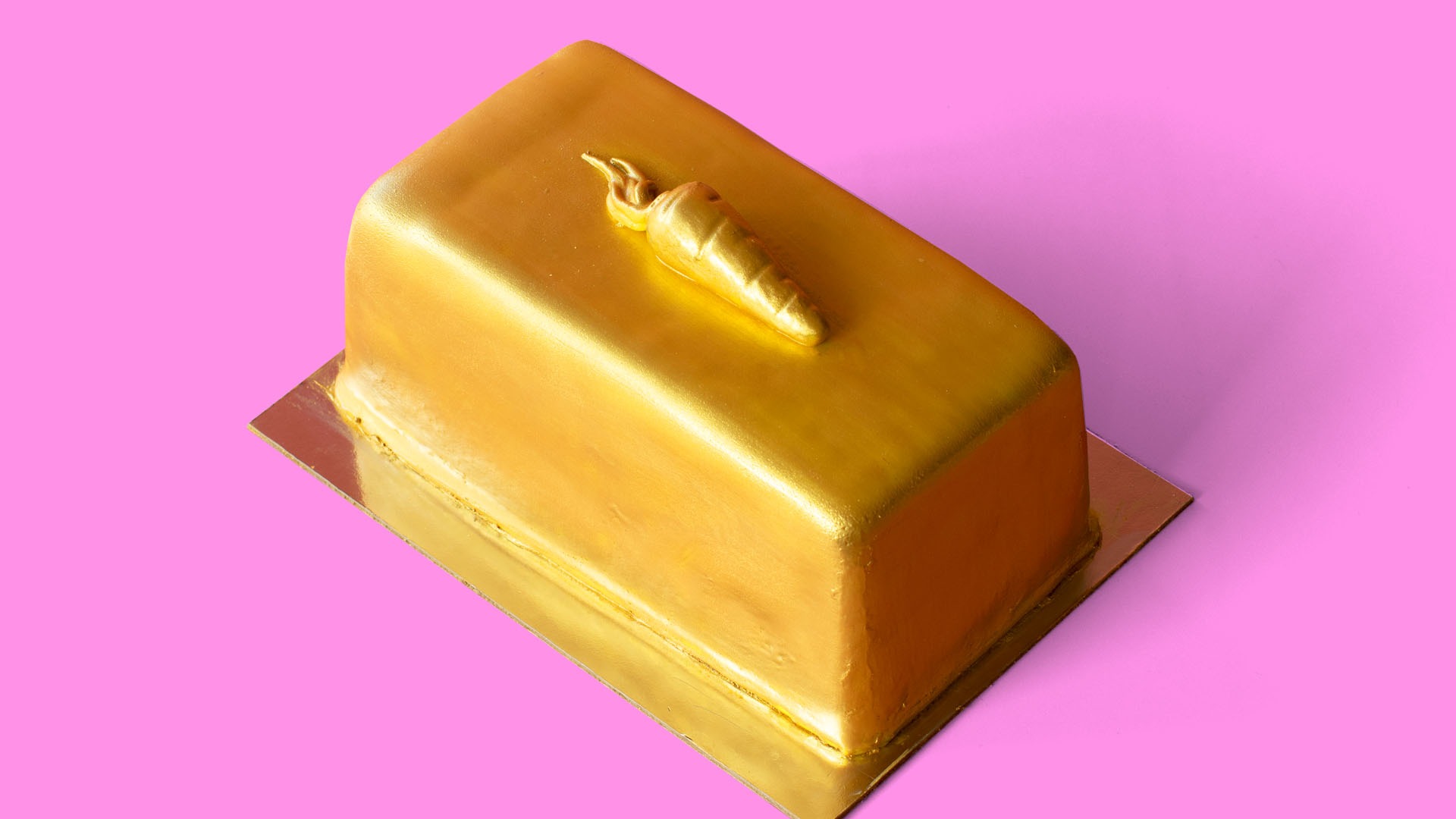 Money Gold Bar Cake