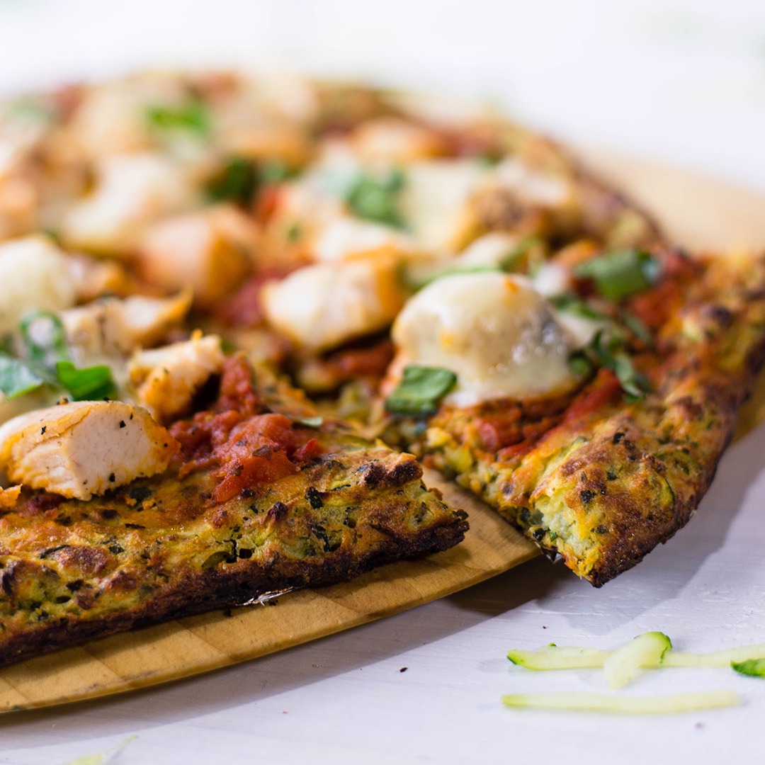 Zucchini Pizza Crust | Tastemade