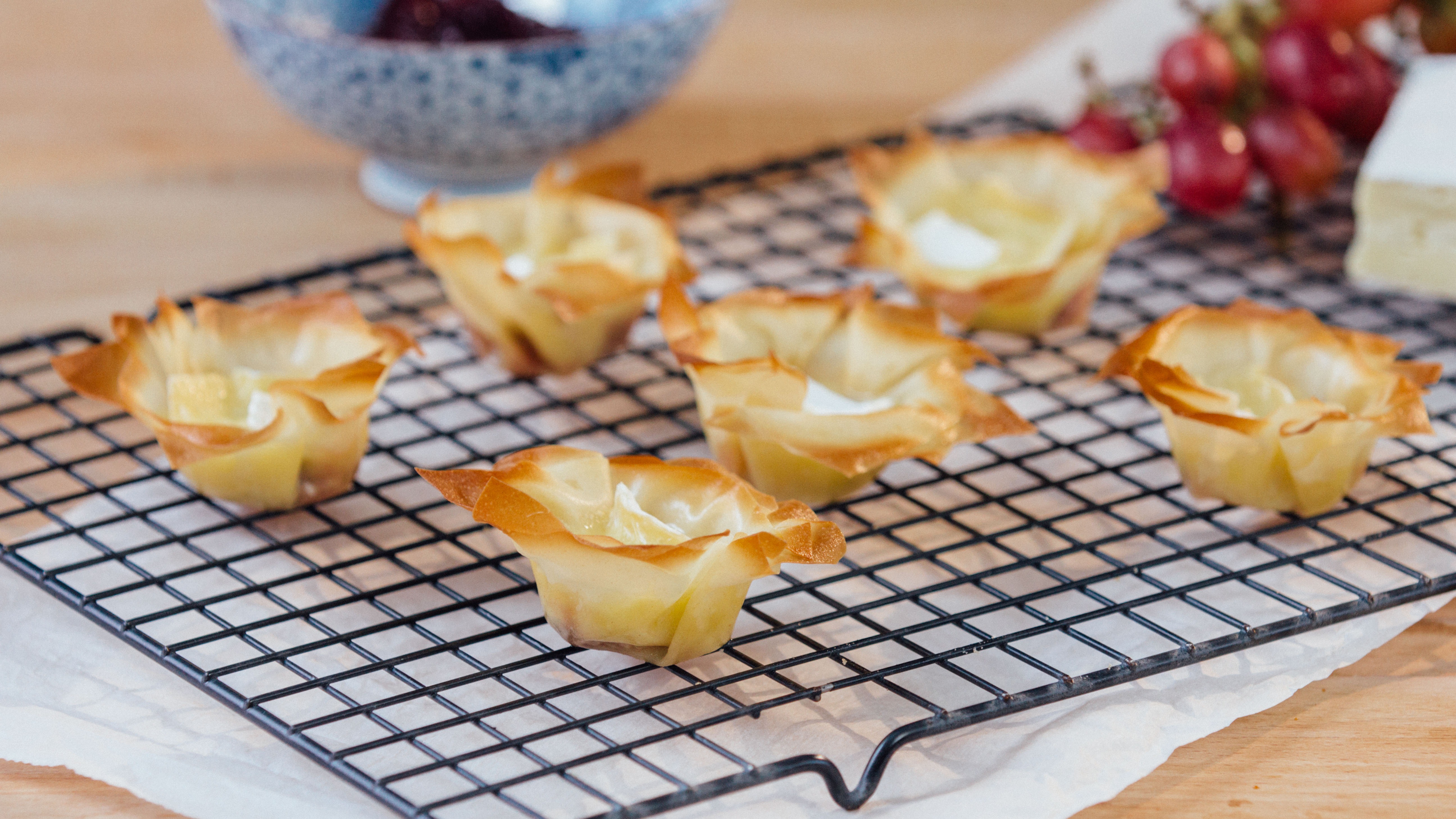 Brie &amp; Cranberry Filo Parcels | Tastemade