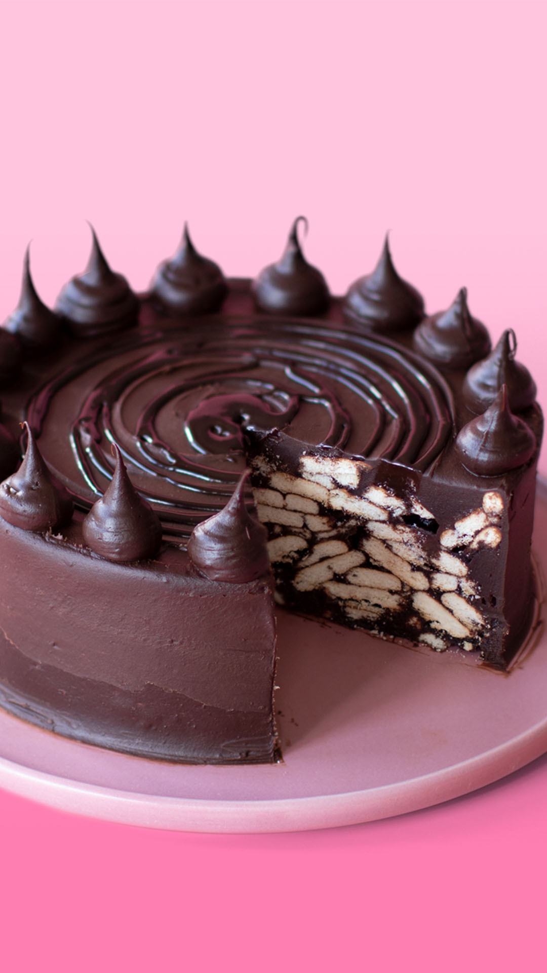 No Bake Chocolate Biscuit Cake - Dish 'n' the Kitchen