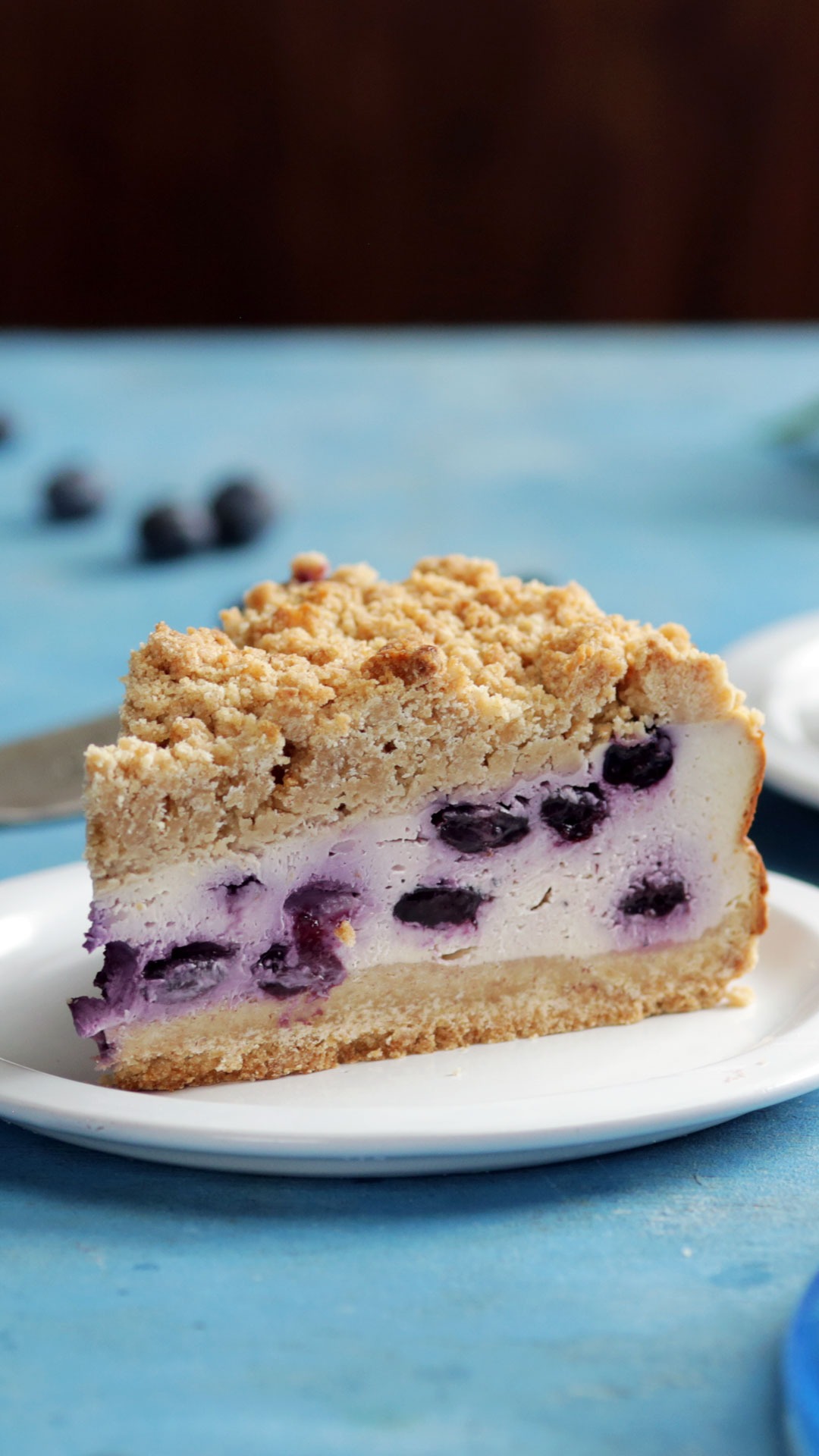 Blueberry Cream Cheese Coffee Cake - Shugary Sweets