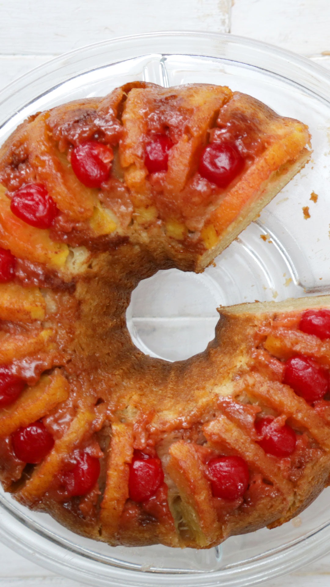 Pineapple Upside Down Bundt Cake