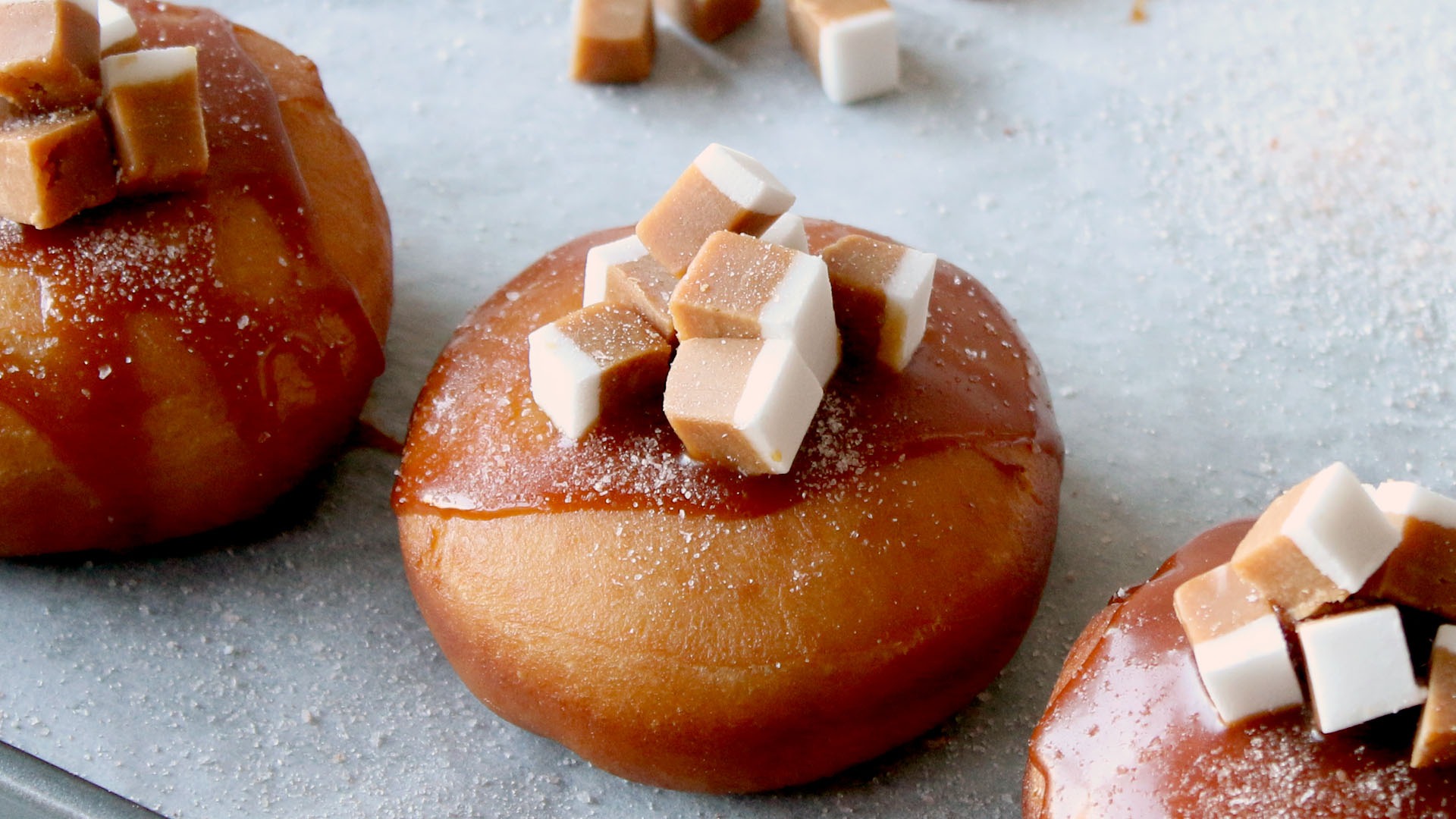 The Fluffiest Salted Caramel Donuts, MWM