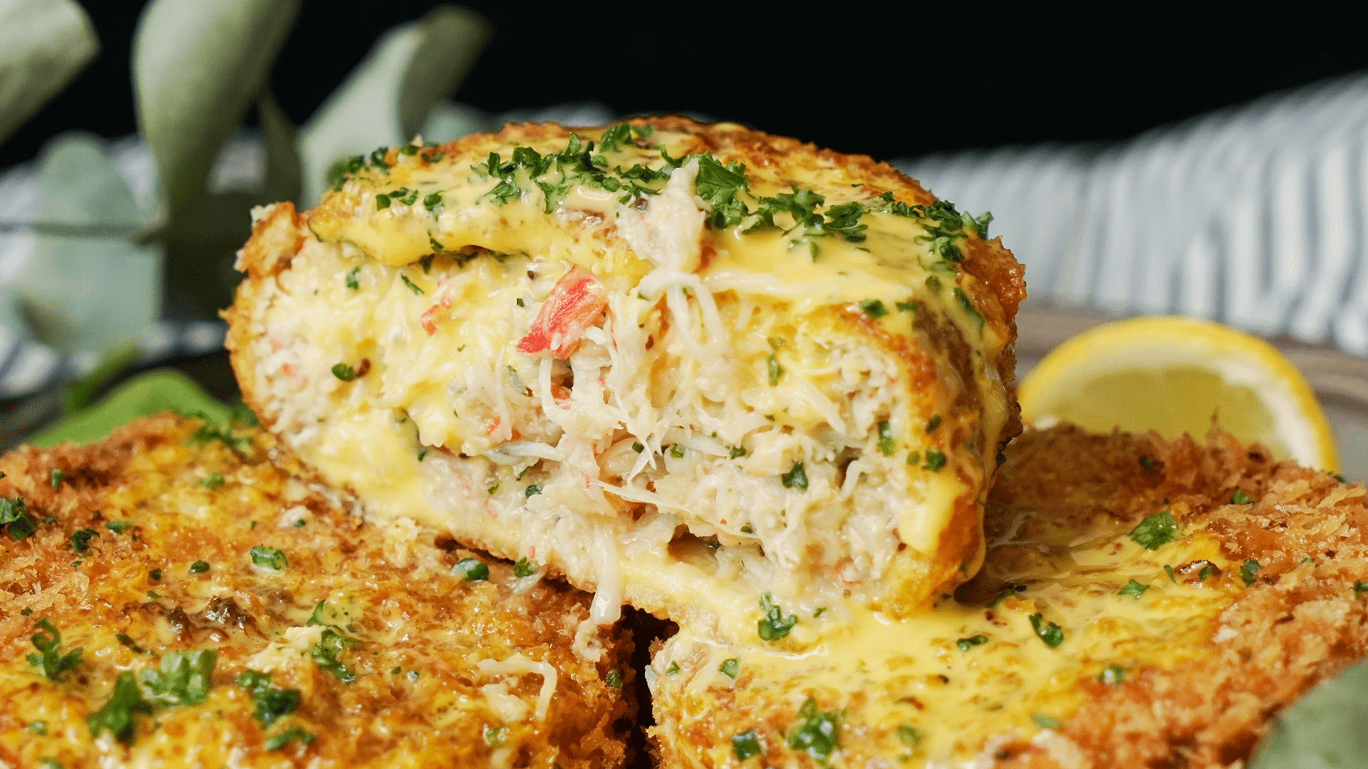 Deep South Dish: Baked Crab Cakes with Creamy Jalapeno Sauce