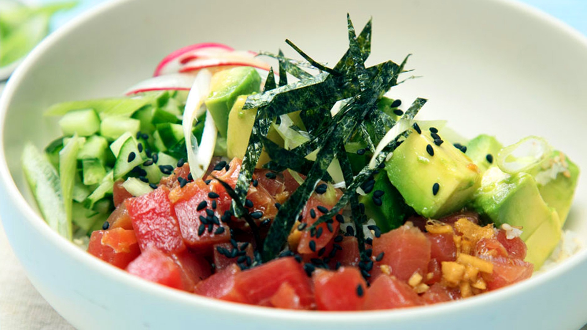 Cauliflower Rice Poké Bowl Tastemade