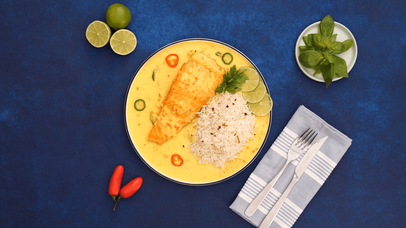 Coconut Thai Salmon Simmered in Curry | Tastemade