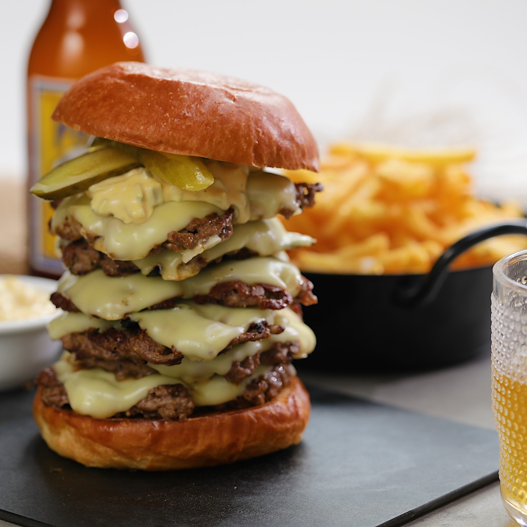 Stacked Smash Burger